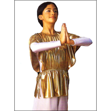 Liturgical Apron Top Style #: 527. Adjustable Apron Top has side ties and pleated shoulders.Available in Solid Colors(Style # 527),Size L/XL fits plus sizes.