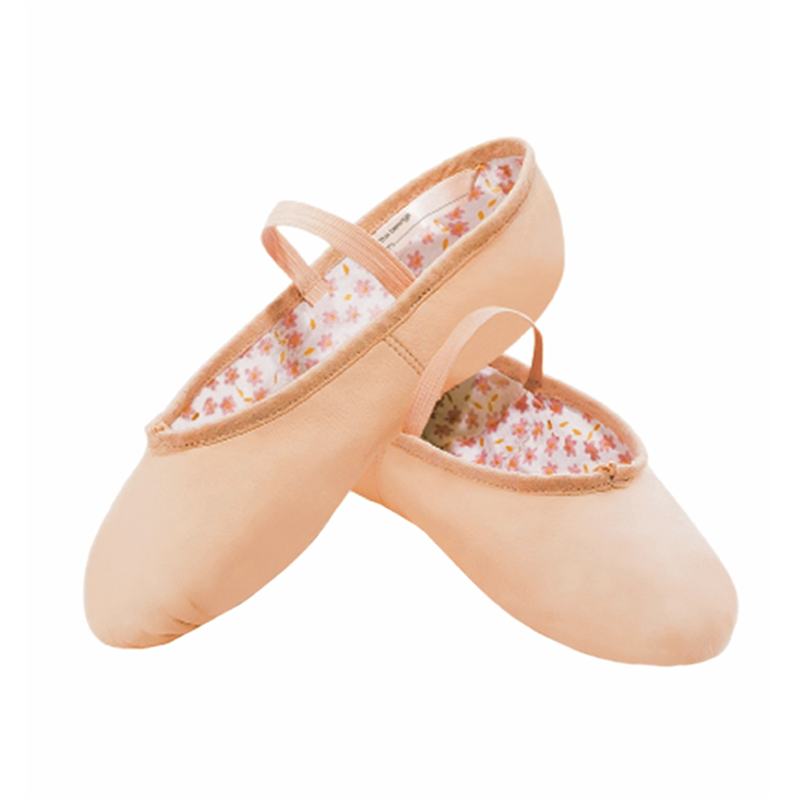 tan ballet slippers