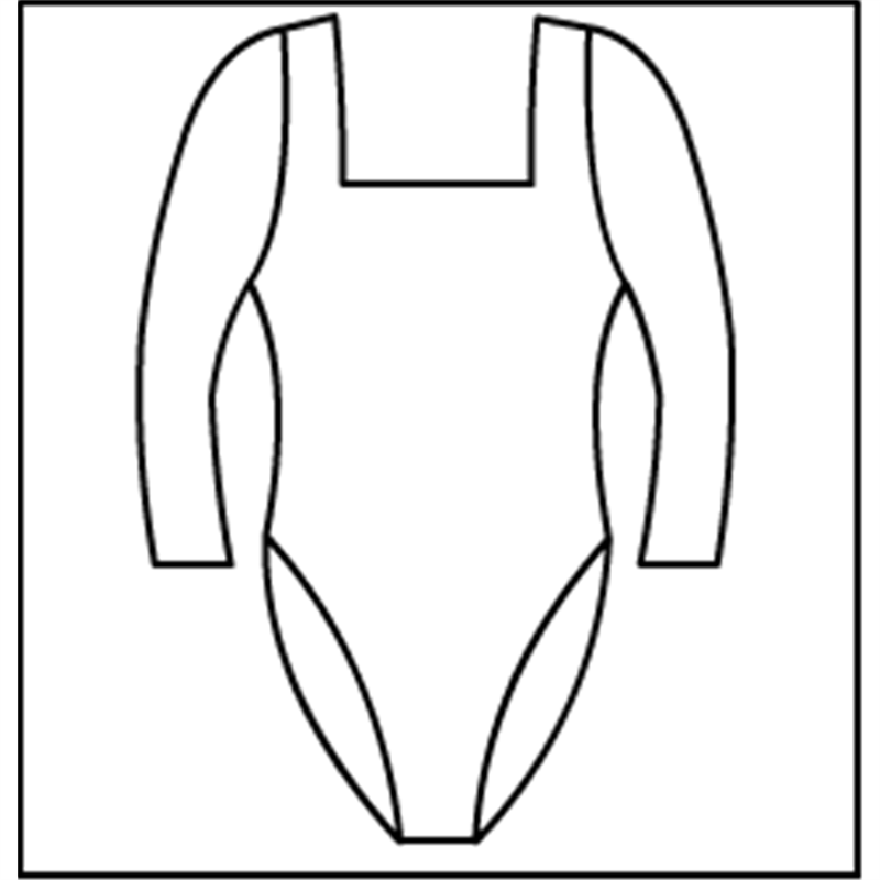 Long Sleeves-Square Neck Leotard by On Stage : OSL-112A, On Stage  Dancewear, Capezio Authorized Dealer.