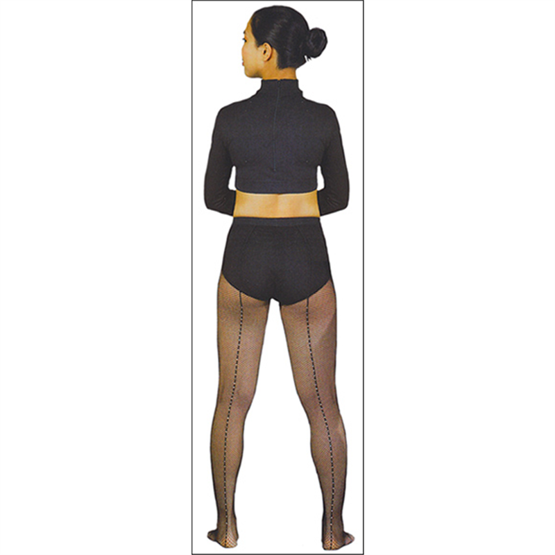 Back Seam Fishnet Tight With Rhinestoe by Capezio : 3002, On Stage