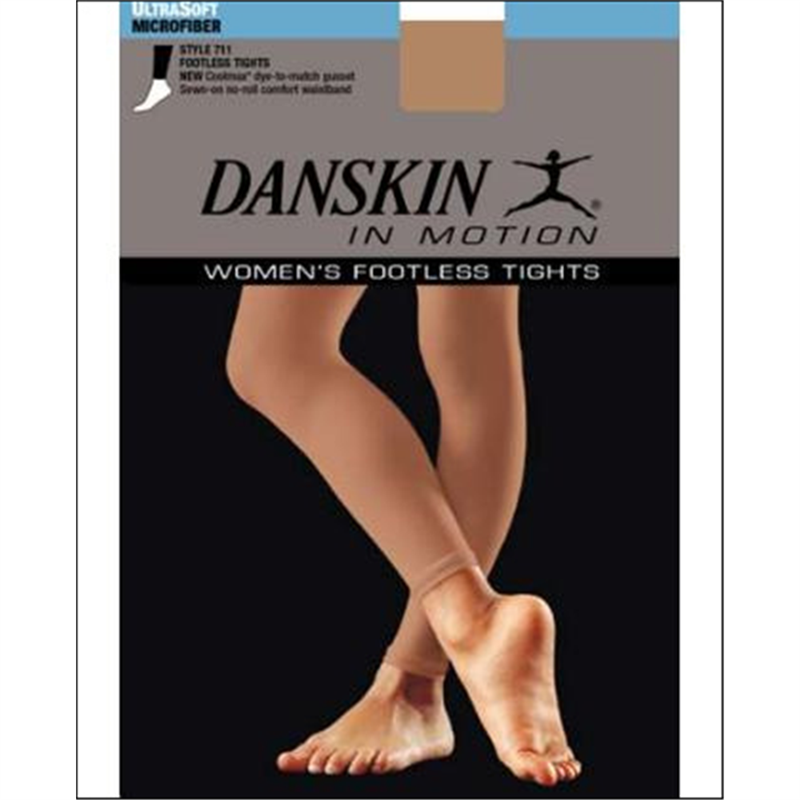 Danskin Microfiber Footless Tights - The Dance Store