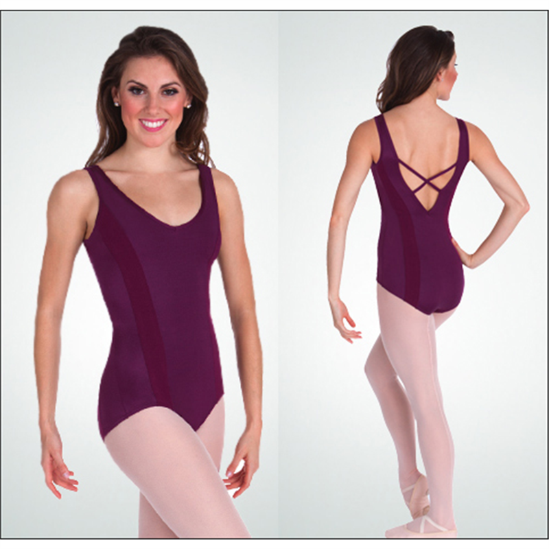 V Neck Tank Leotard Wprincess Seam Inserts By Angelo Luzio P831 On Stage Dancewear Capezio 