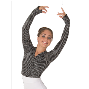 CAPEZIO Harmonie Adult Long Sleeve Wrap Sweater