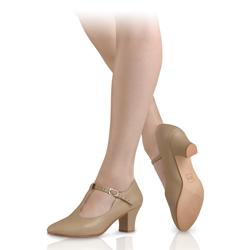 beige character shoes